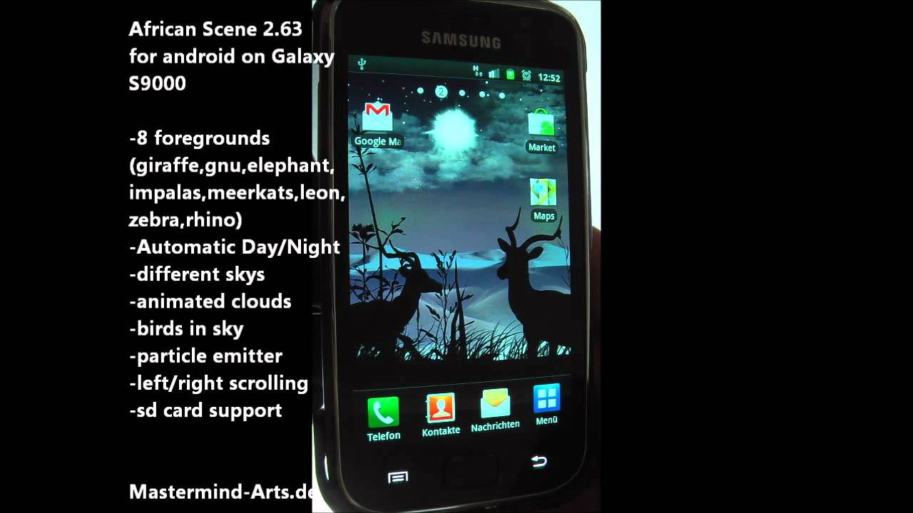 Live Wallpaper African Scene Version 2 63 For Android Smartphone