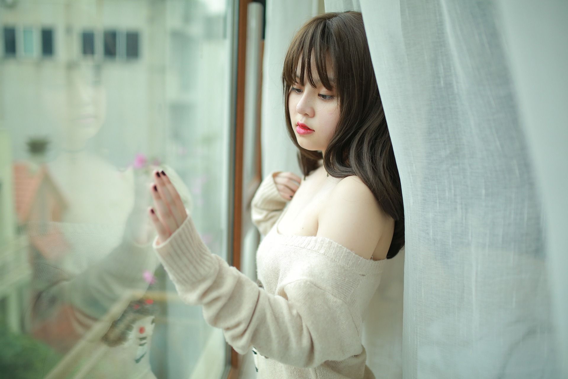 Japanese Girl Looking Hot In White Dress - Japan Girl Photography is hd wal...
