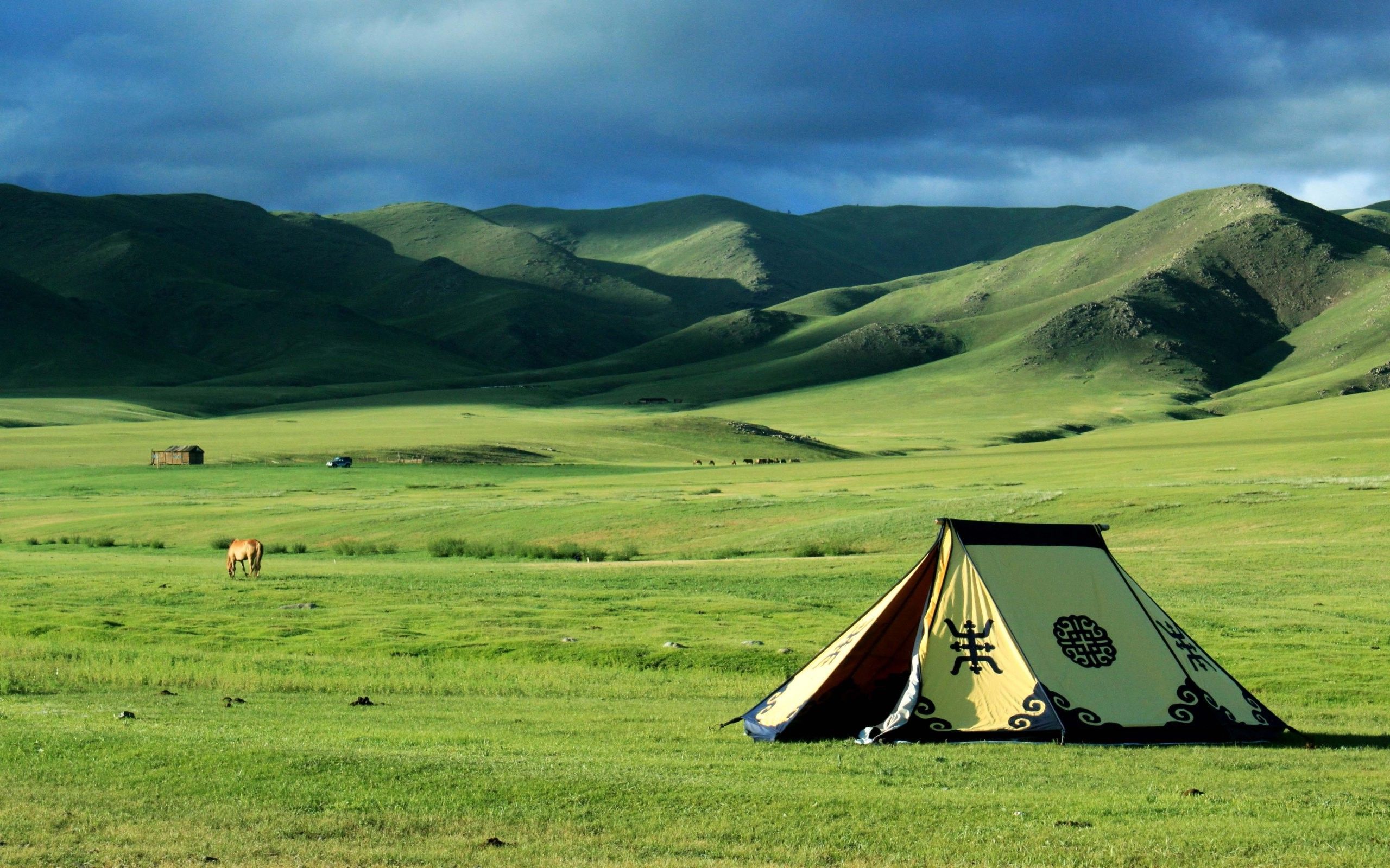 Landscape - Mongolia Landscape , HD Wallpaper & Backgrounds