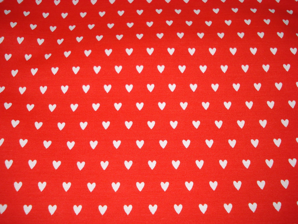 Fundo Vermelho Com Corações Branco - Pattern , HD Wallpaper & Backgrounds