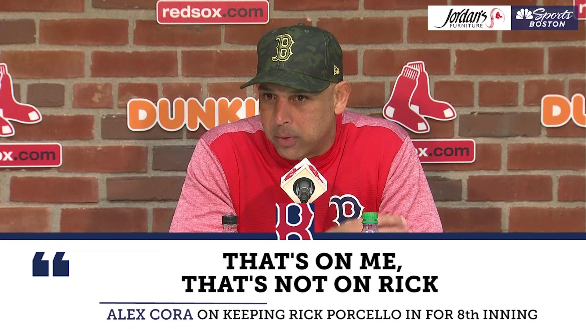 Alex Cora Takes The Blame For Putting Porcello In A - Boston Red Sox , HD Wallpaper & Backgrounds