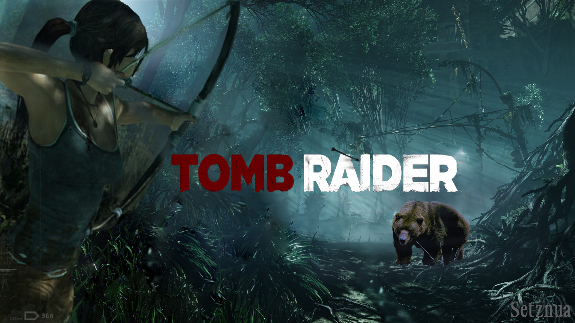 Pentakill Tomb Raider Lara Croft Games - Crysis 3 Full Hd , HD Wallpaper & Backgrounds