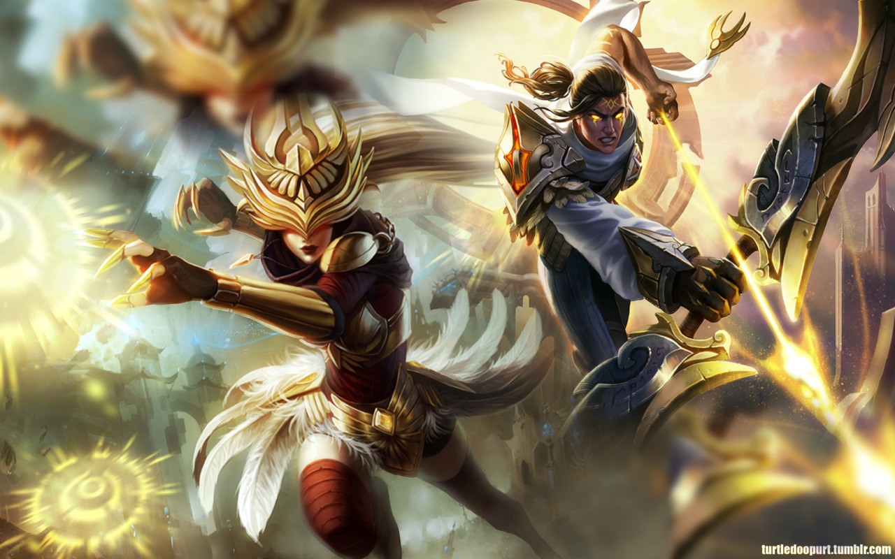 Rose Learns Photoshop Justicar Syndra & Arclight Varus - Justicar Syndra , HD Wallpaper & Backgrounds