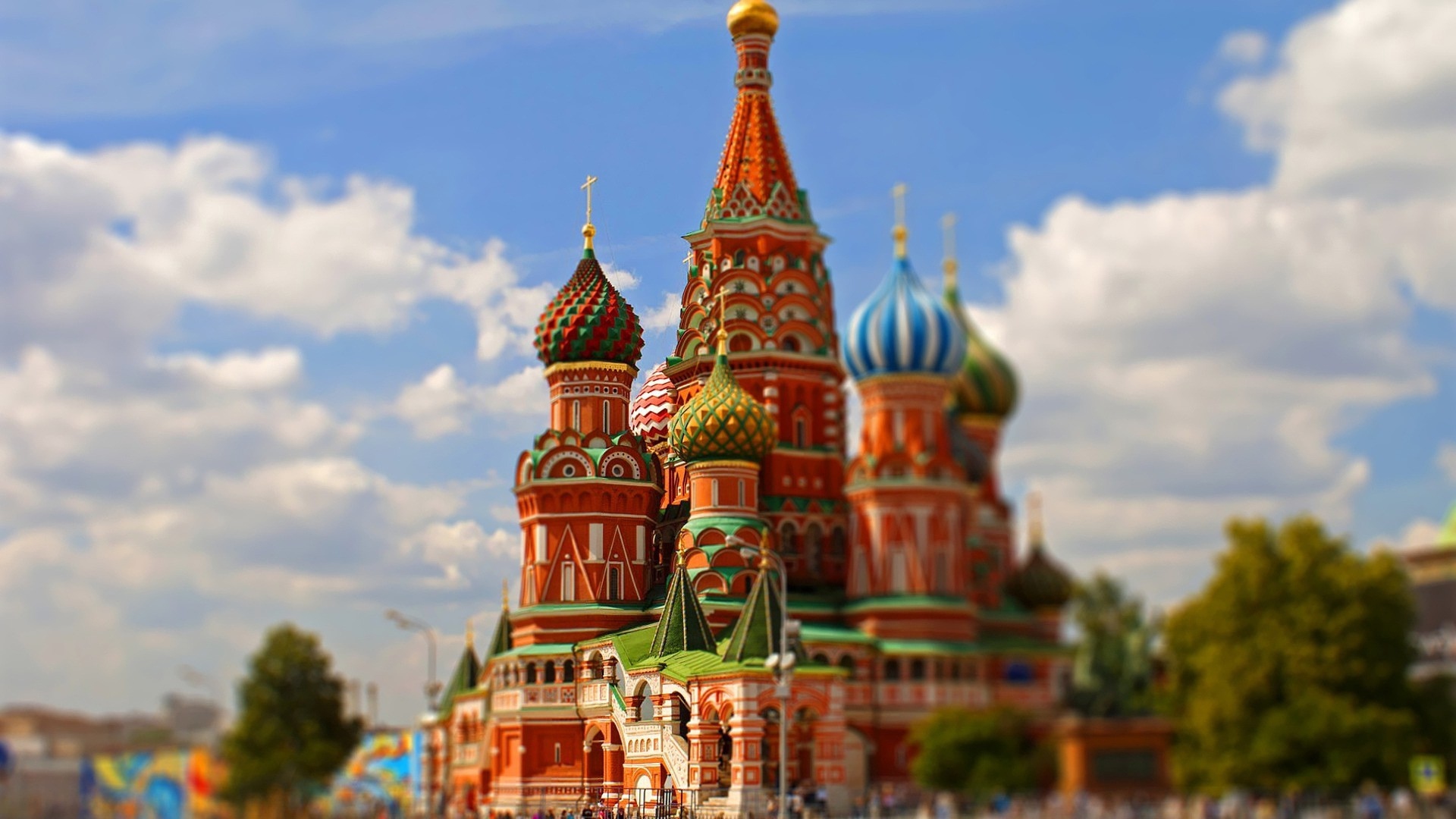 Wallpaper Moscow, Russia, Kremlin - St Basil's Cathedral Background , HD Wallpaper & Backgrounds