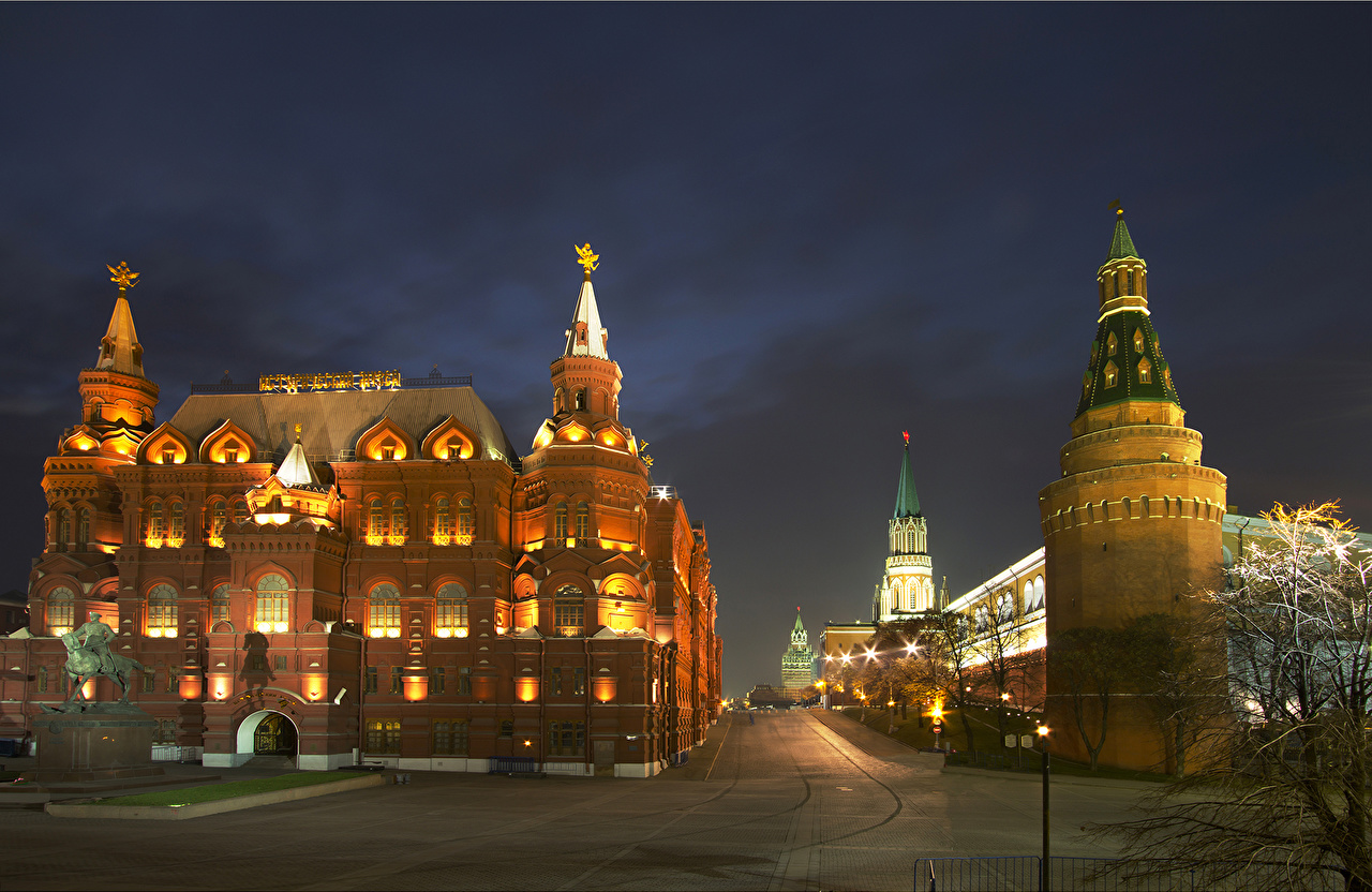 1280 X - The Moscow Kremlin , HD Wallpaper & Backgrounds