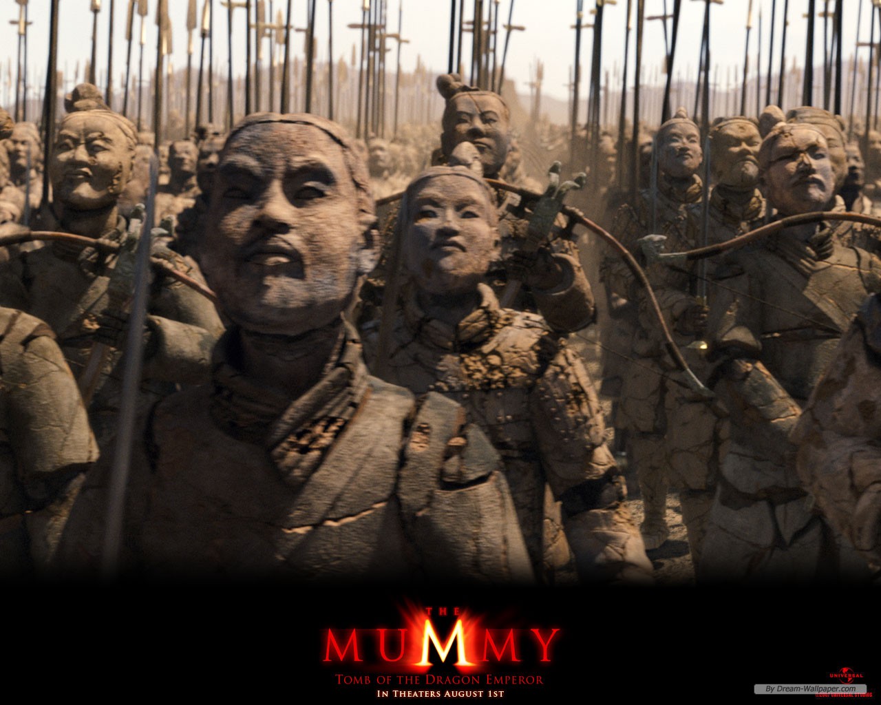 Free Movie Wallpaper - Mummy Tomb Of The Dragon Emperor Army , HD Wallpaper & Backgrounds