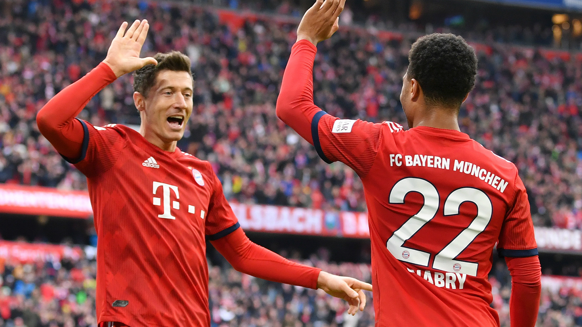 Robert Lewandowski Bayern Munich 2018-19 - Bayern Monaco Wolfsburg 6 0 , HD Wallpaper & Backgrounds