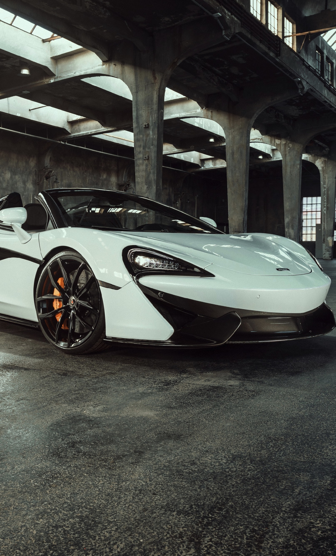 Wallpaper Mclaren Senna, Sports Car, White, - 570s Spider Novitec