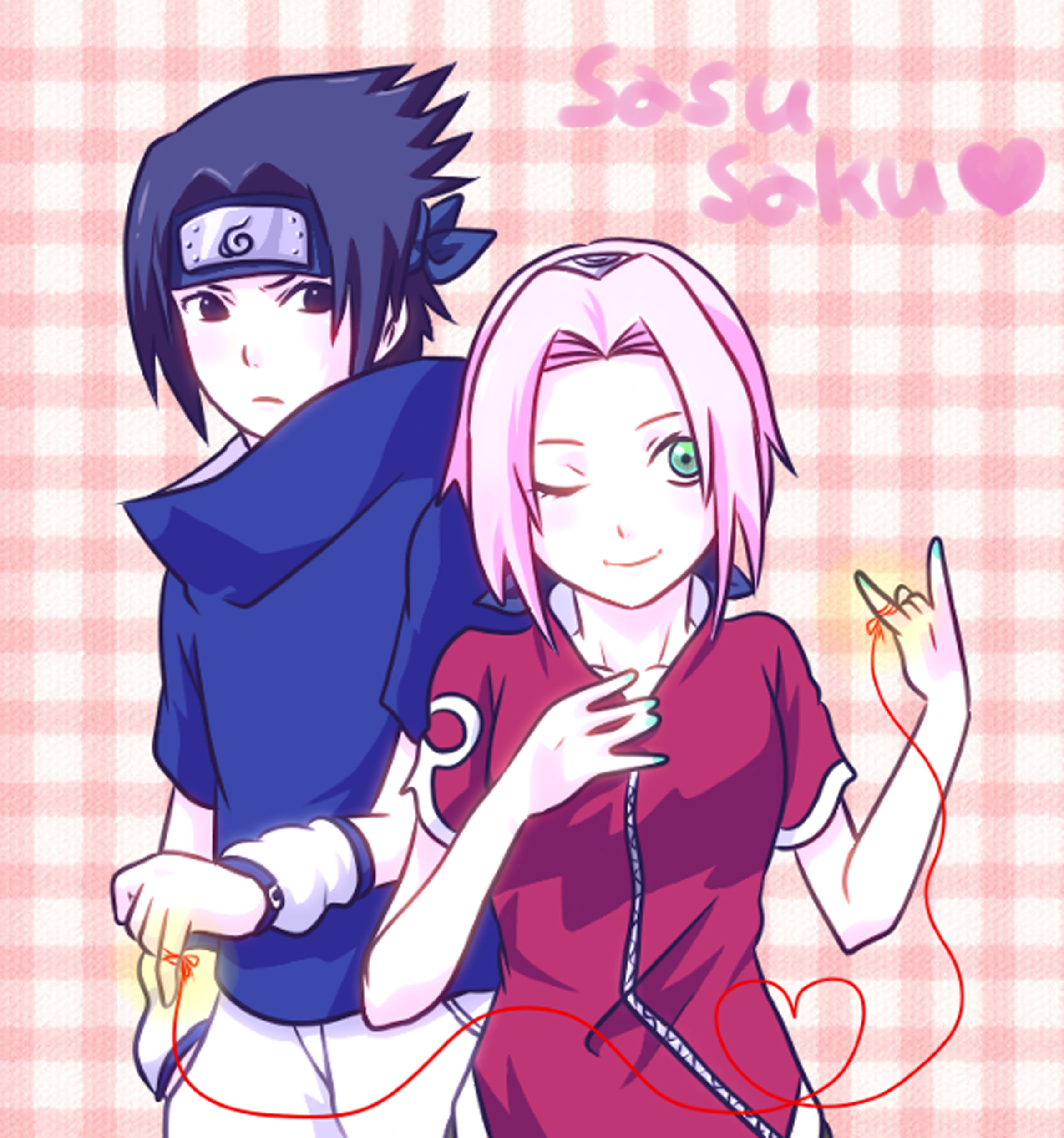 Naruto Couples ♥ Images **sasusaku** Hd Wallpaper And - Sakura Cute And Sasuke , HD Wallpaper & Backgrounds