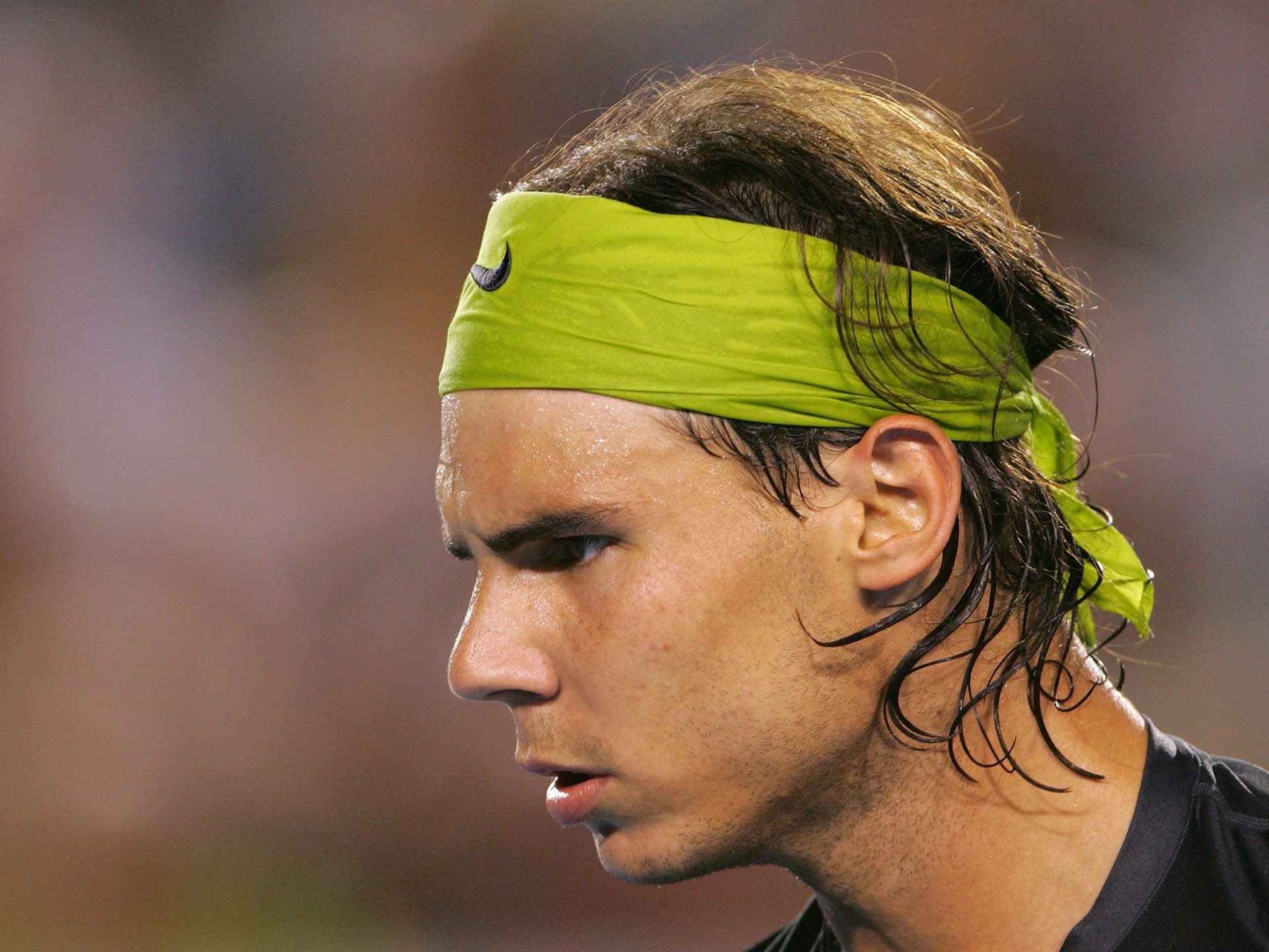 Rafael Nadal Side Face Hd Wallpaper - Nadal Side Face , HD Wallpaper & Backgrounds