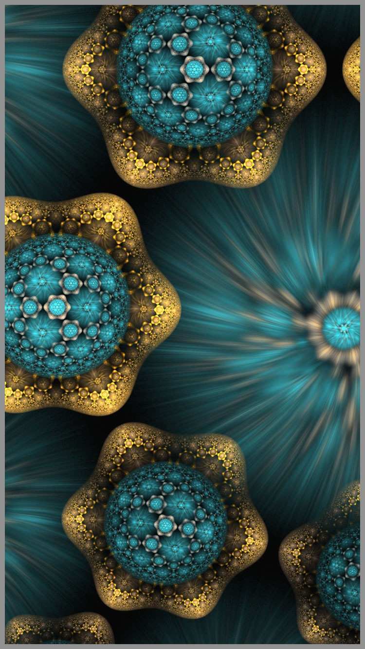 Art Wallpaper Iphone Awesome 50 Fractal Art Iphone - Iphone Abstract , HD Wallpaper & Backgrounds