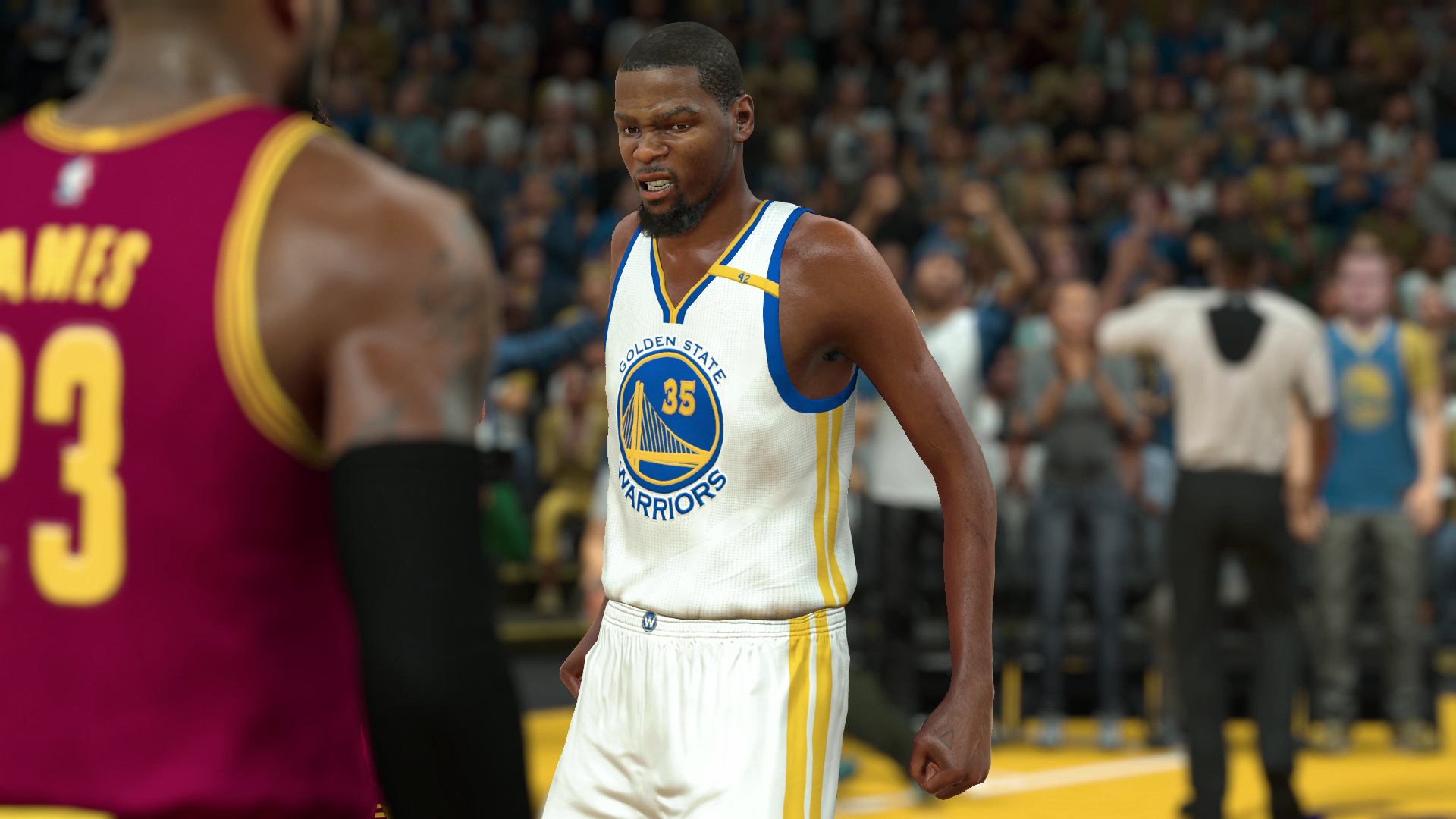 'nba 2k17' Predicts The Winner Of Cavs Vs - Golden State Warriors , HD Wallpaper & Backgrounds