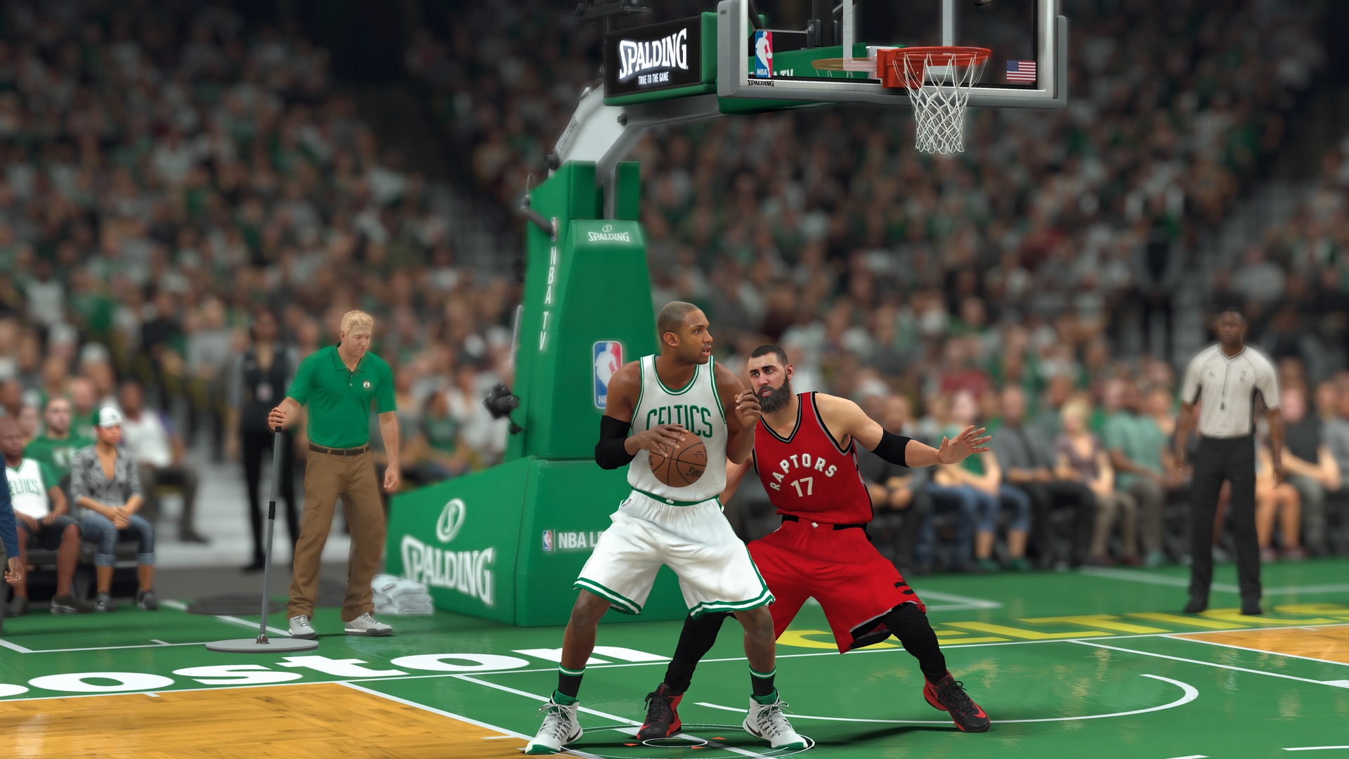 Nba 2k17 Playoffs Boston Celtics Toronto Raptors - Slam Dunk , HD Wallpaper & Backgrounds