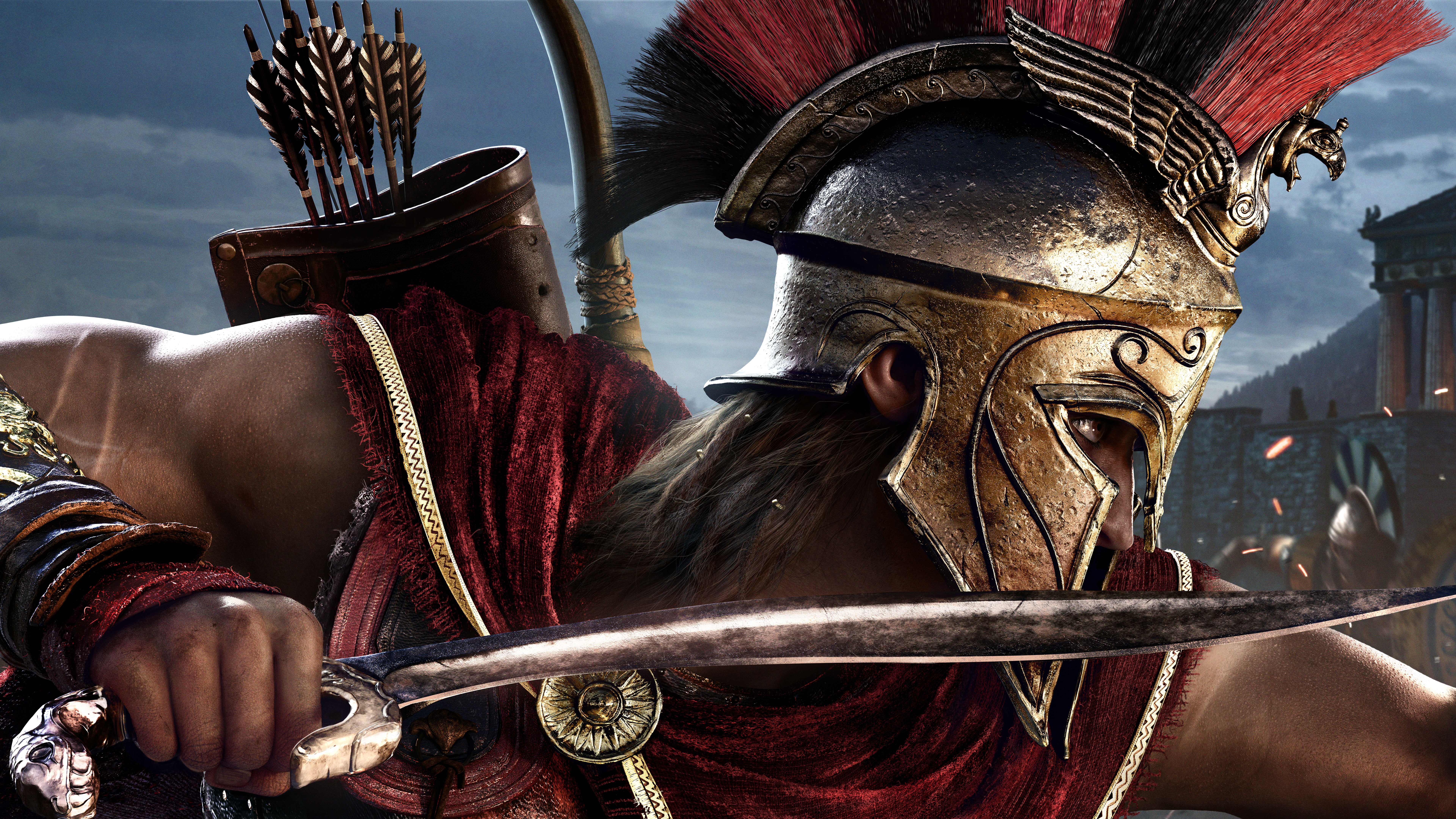 2018 Assassins Creed Odyssey 8k - Assassin's Creed Odyssey Hd , HD Wallpaper & Backgrounds