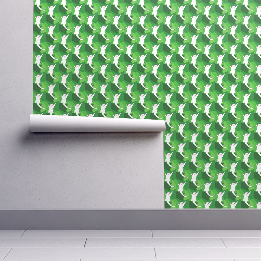 Isobar Durable Wallpaper Featuring Leucistic Sugar - Spoonflower , HD Wallpaper & Backgrounds