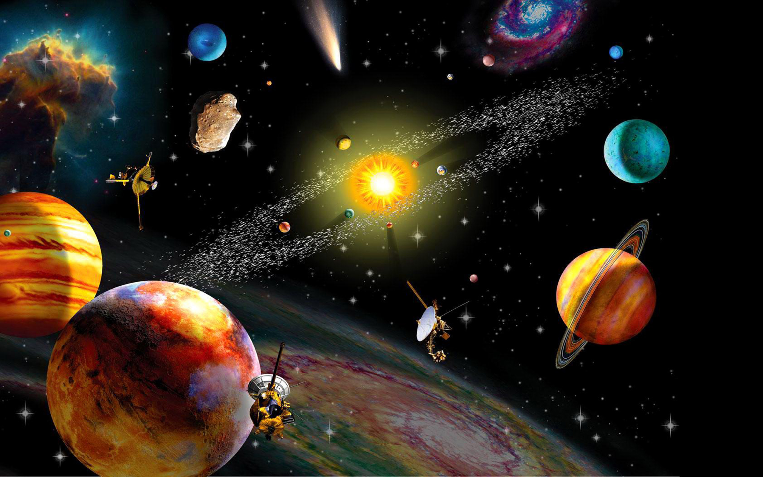 Solar System Planets Hd , HD Wallpaper & Backgrounds