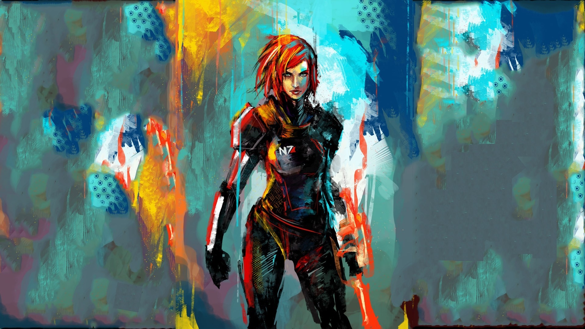 #commander Shepard, #mass Effect, #mass Effect 3, #video - Mass Effect Wallpaper Art , HD Wallpaper & Backgrounds