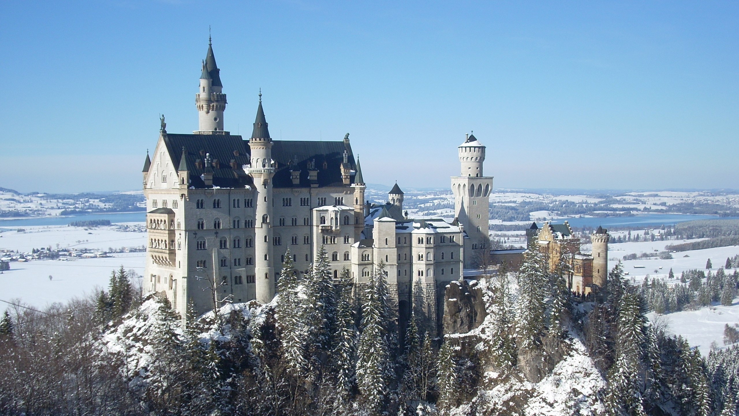 Windows Wallpaper Neuschwanstein Castle - Neuschwanstein Castle , HD Wallpaper & Backgrounds