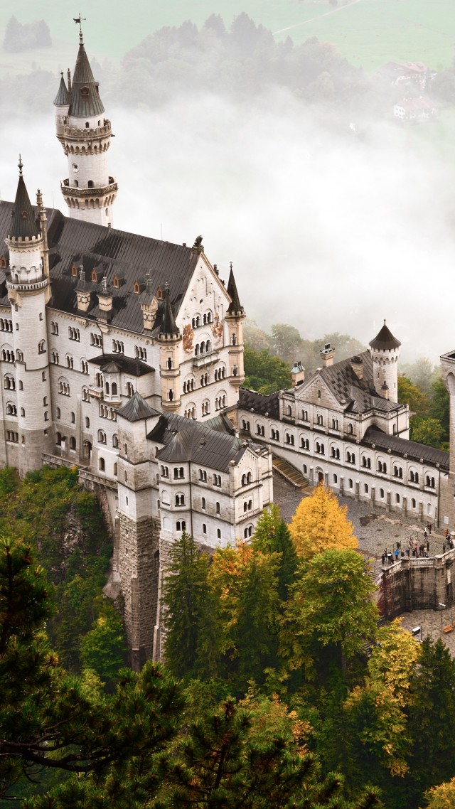 Neuschwanstein Castle, Bavaria, Germany, Tourism, Travel - Most Beautiful Castles Europe , HD Wallpaper & Backgrounds