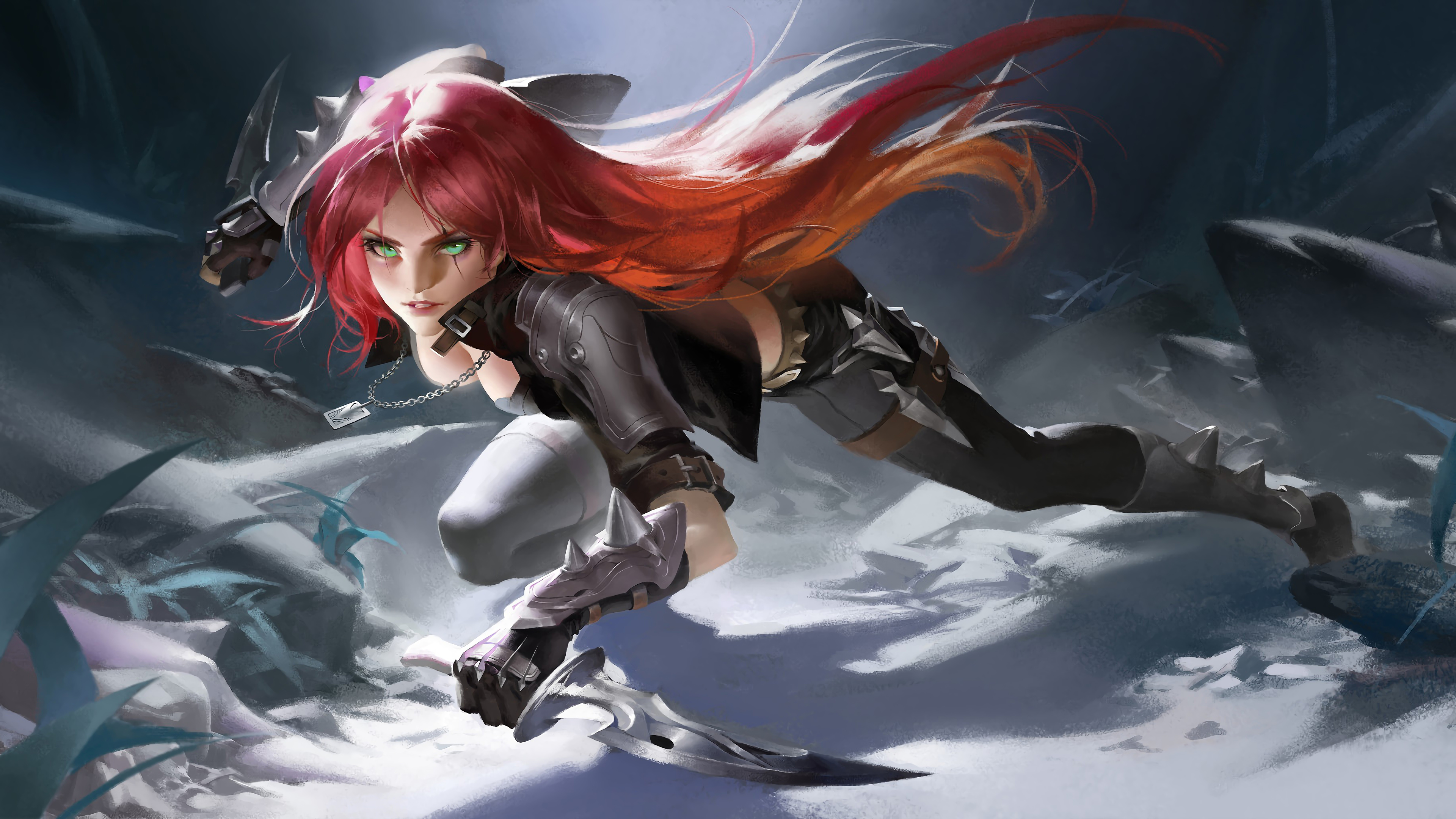 Katarina League Of Legends Lol 4k Wallpaper Lol Katarina 4k Hd Wallpaper Backgrounds Download