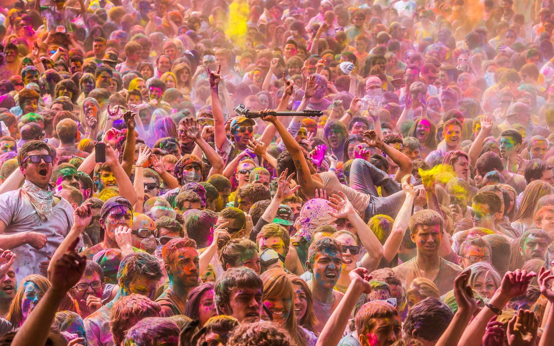 Image Of Crowd - People Crowd Background Hd , HD Wallpaper & Backgrounds