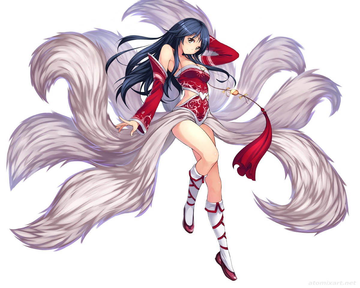 Lol - Ahri - Ahri League Of Legends Reference , HD Wallpaper & Backgrounds