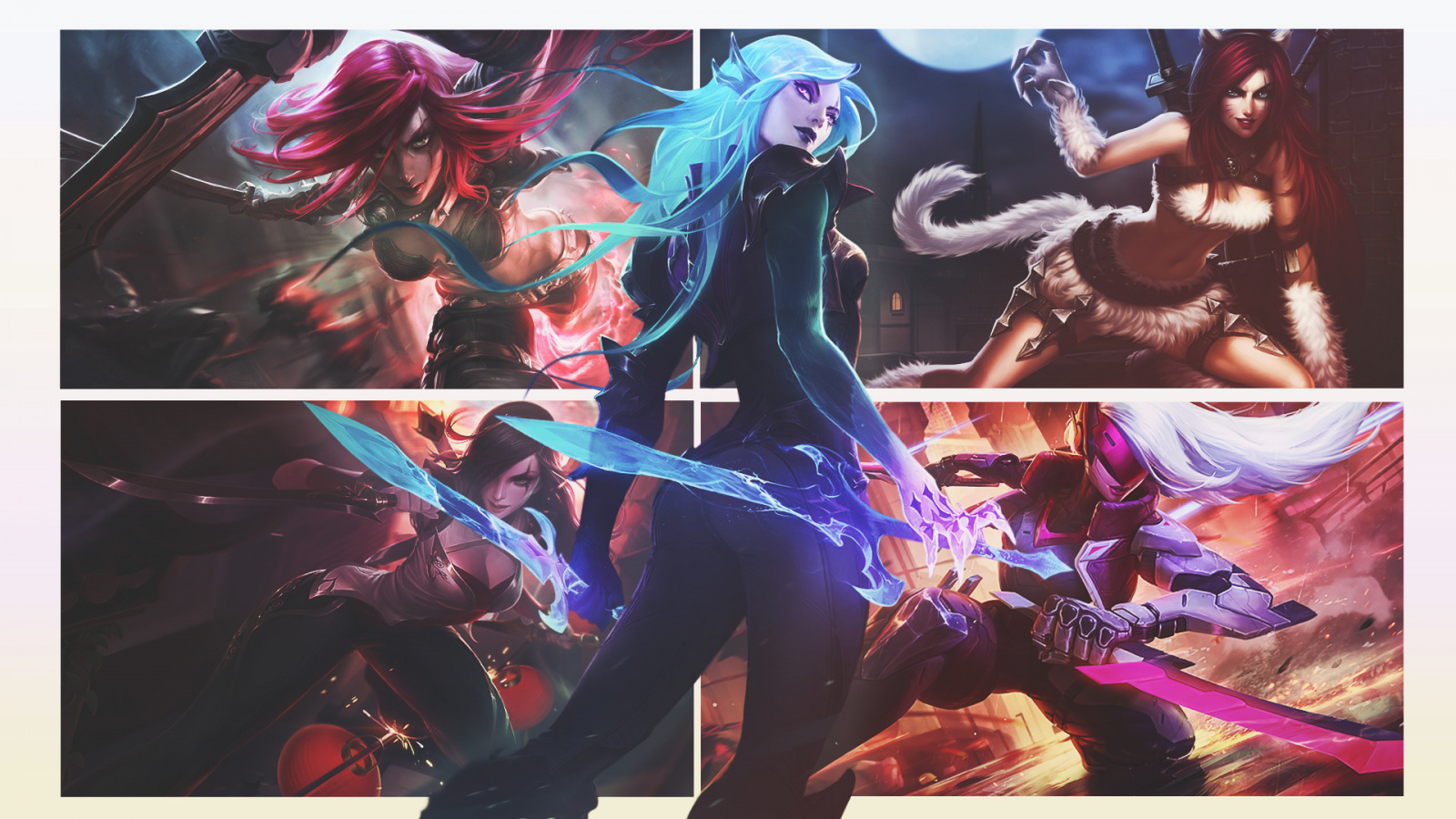 Katarina, League Of Legends, Game, Wallpaper - League Of Legends Hd Backgrounds Katarina , HD Wallpaper & Backgrounds