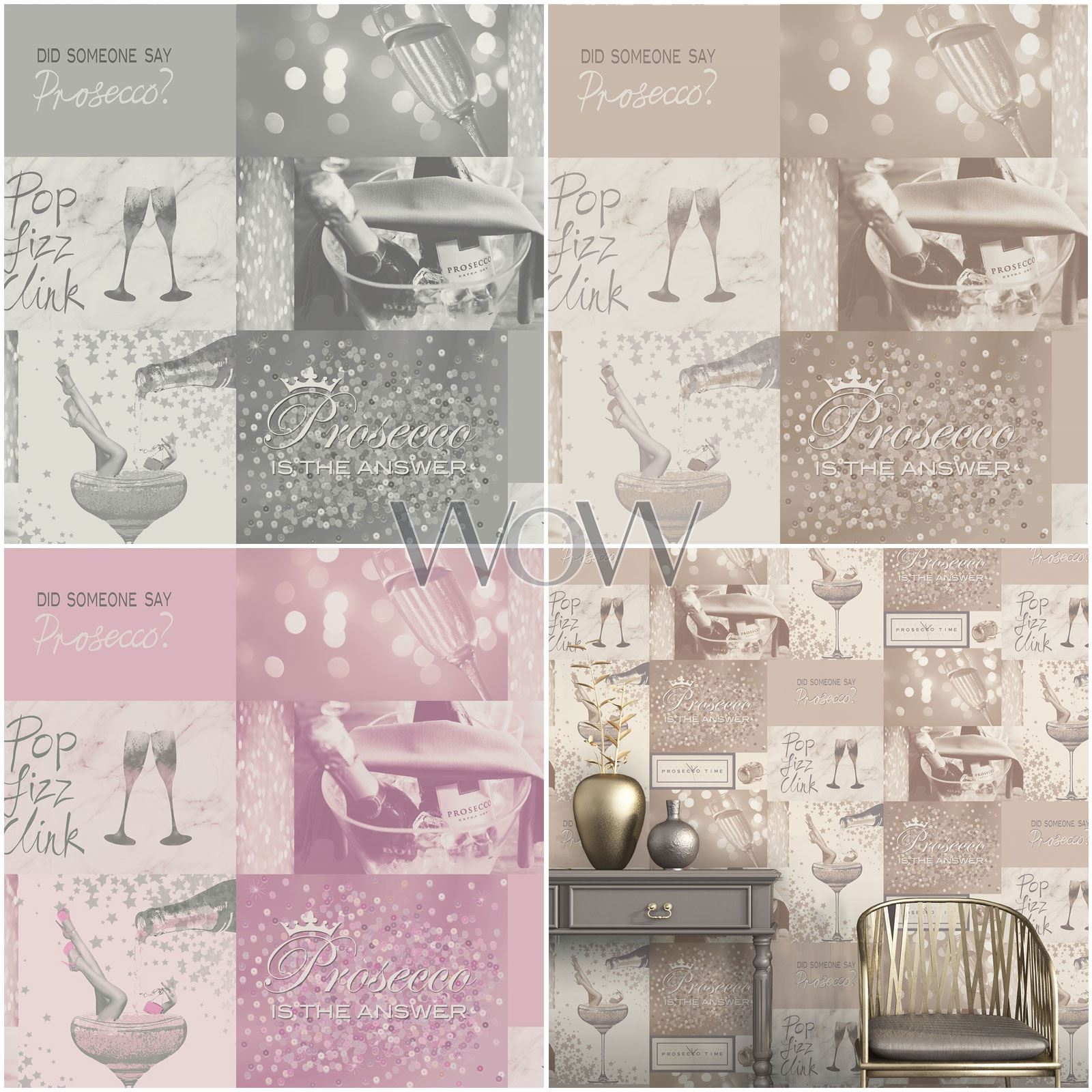 Crown Gin & Fizz Prosecco Time Wallpaper Glitter Collage - Wallpaper , HD Wallpaper & Backgrounds