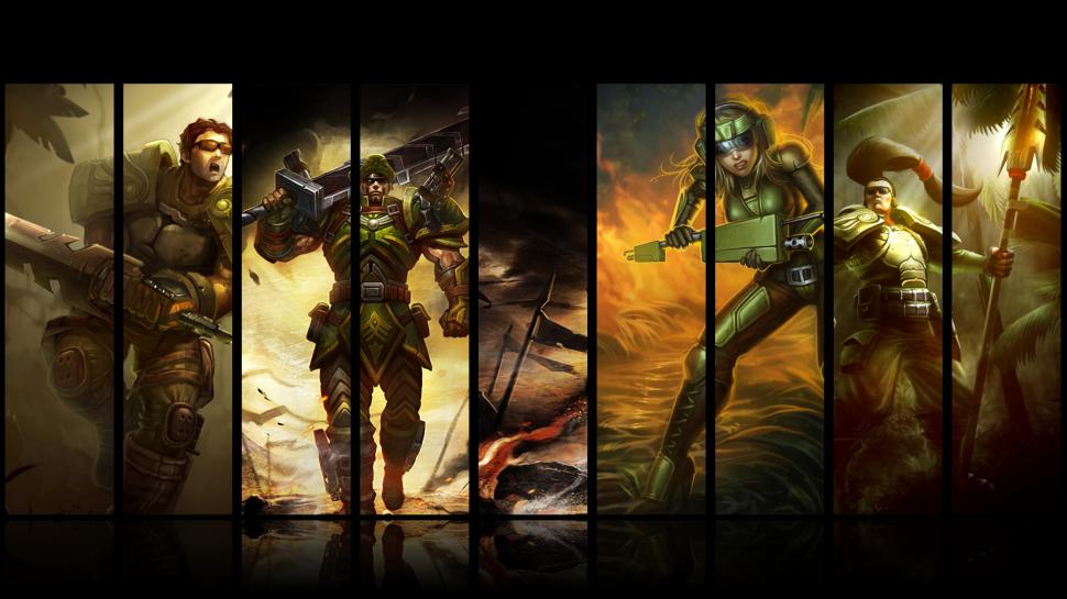 League Of Legends Hd Wallpaper - Skins Comando Lol , HD Wallpaper & Backgrounds