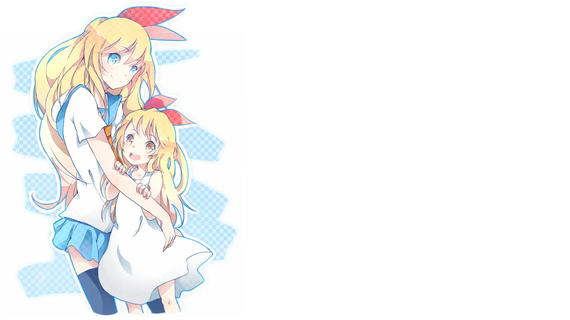 Anime Anime Girls Blonde Long Hair Nisekoi Kirisaki - Anime Blonde Blue Eyes Girl Png , HD Wallpaper & Backgrounds