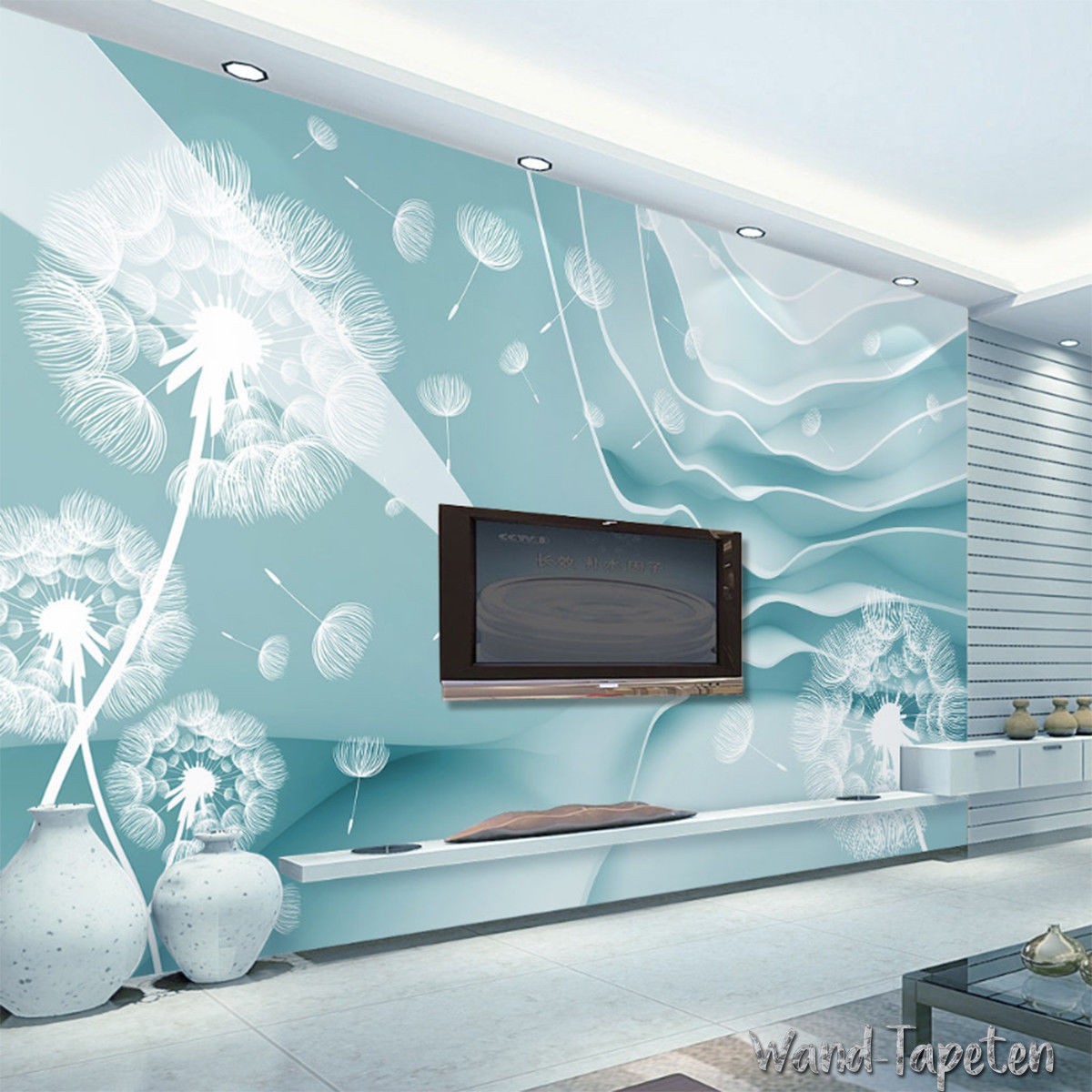 Vlies Fototapeten Wandtapeten Wandbilder 3d-dreidimensionale - Living Room Wall Decorations Ideas , HD Wallpaper & Backgrounds