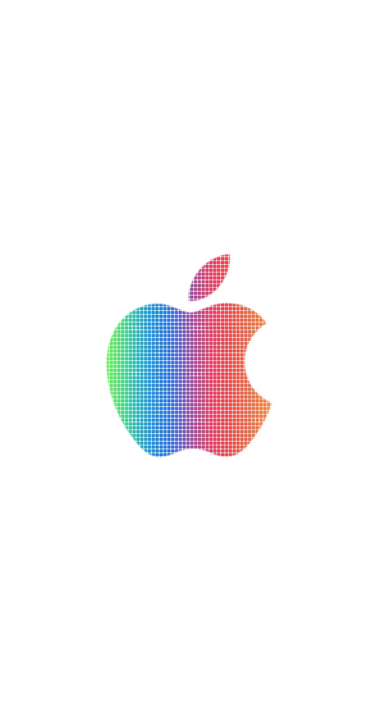 Iphone 5 Wallpaper Ios7 Apple Logo White Wwdc Parallax - Apple , HD Wallpaper & Backgrounds