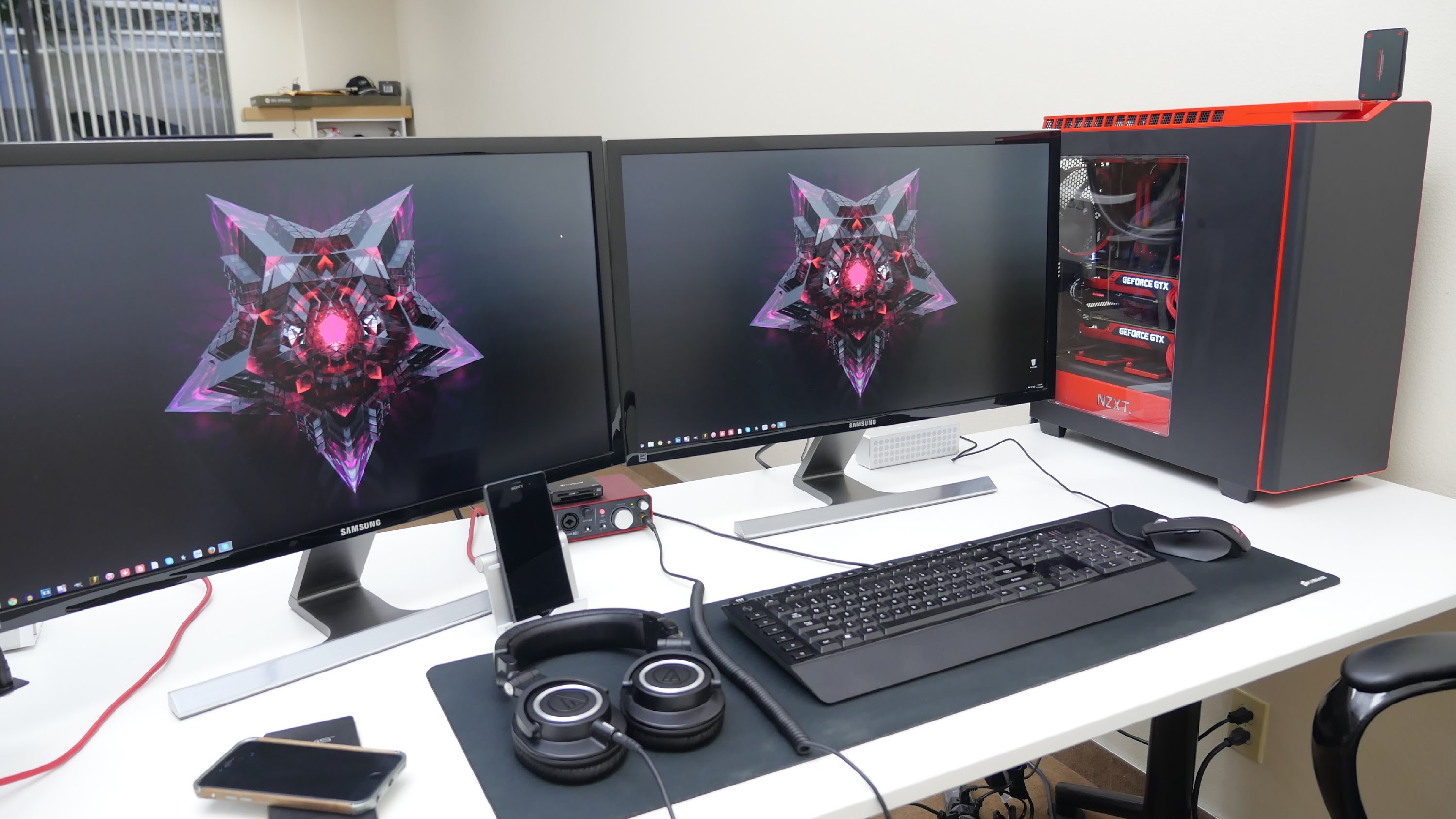 Epic Desk Setup , HD Wallpaper & Backgrounds