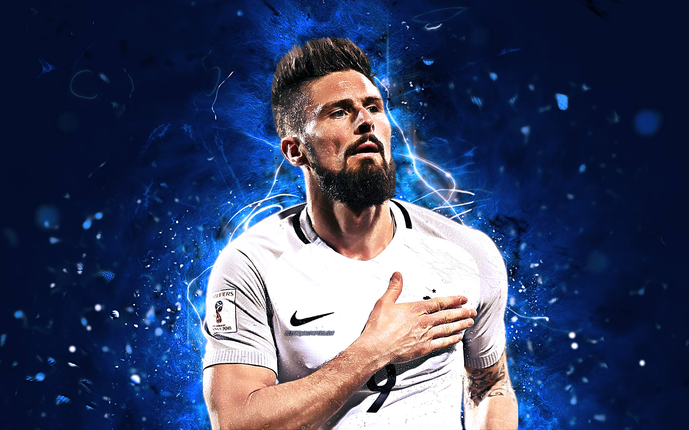 Olivier Giroud Hd Wallpaper - Olivier Giroud Model , HD Wallpaper & Backgrounds