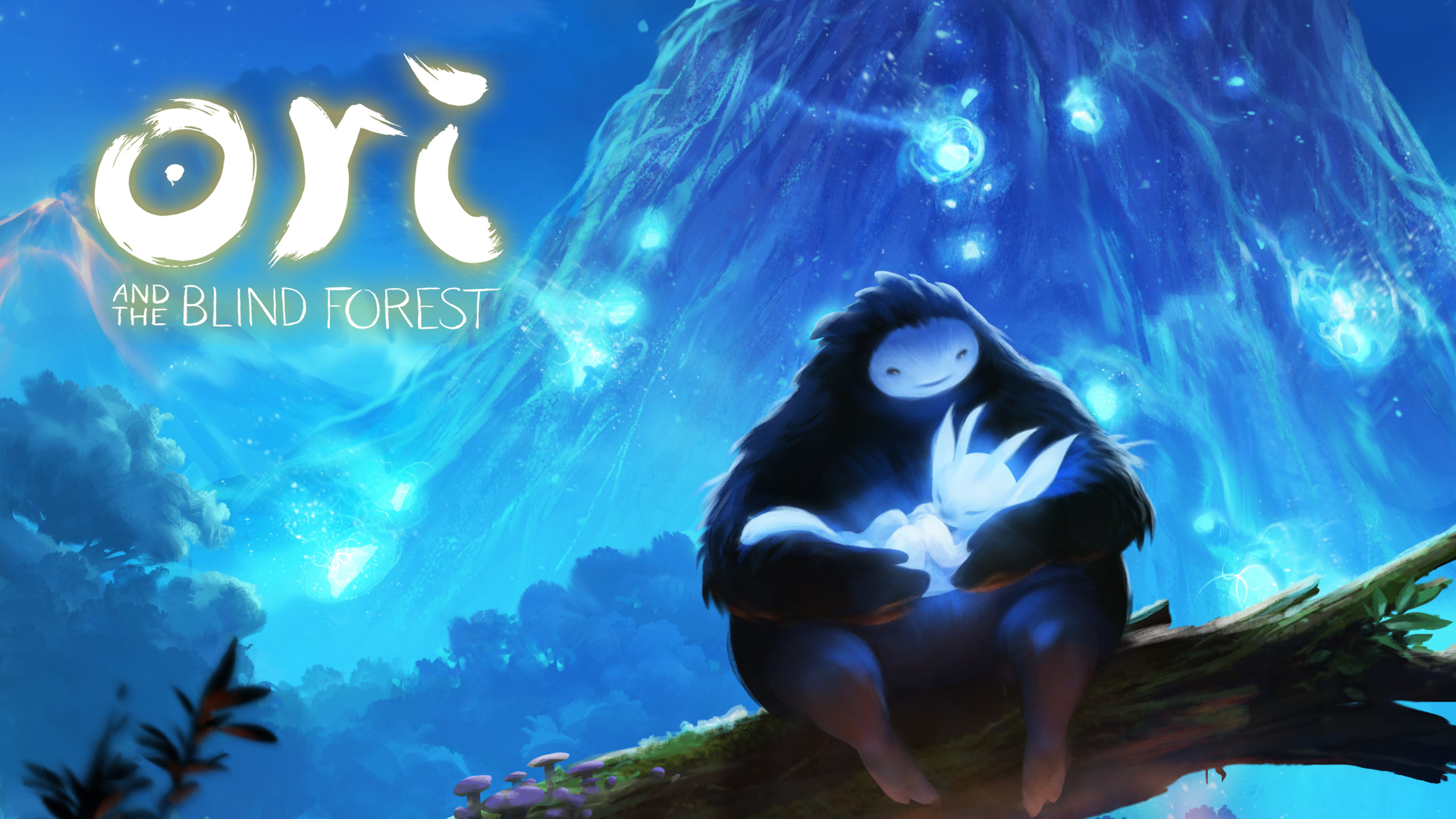 Blue Forest Wallpaper From Ori And The Blind Forest - Ori And The Blind Forest Avatar , HD Wallpaper & Backgrounds