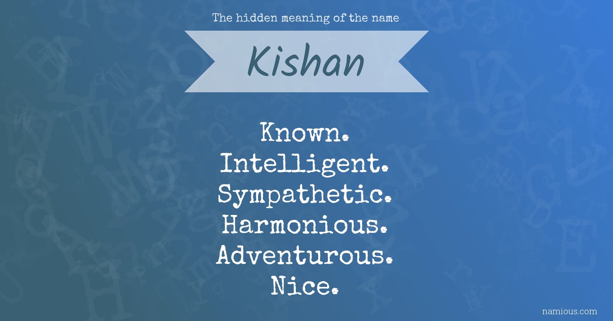 The Hidden Meaning Of The Name Kishan - Mark Name Meaning , HD Wallpaper & Backgrounds