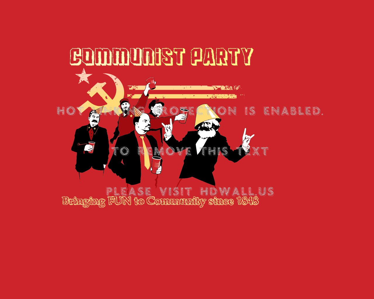 Other - Communism It's A Party , HD Wallpaper & Backgrounds