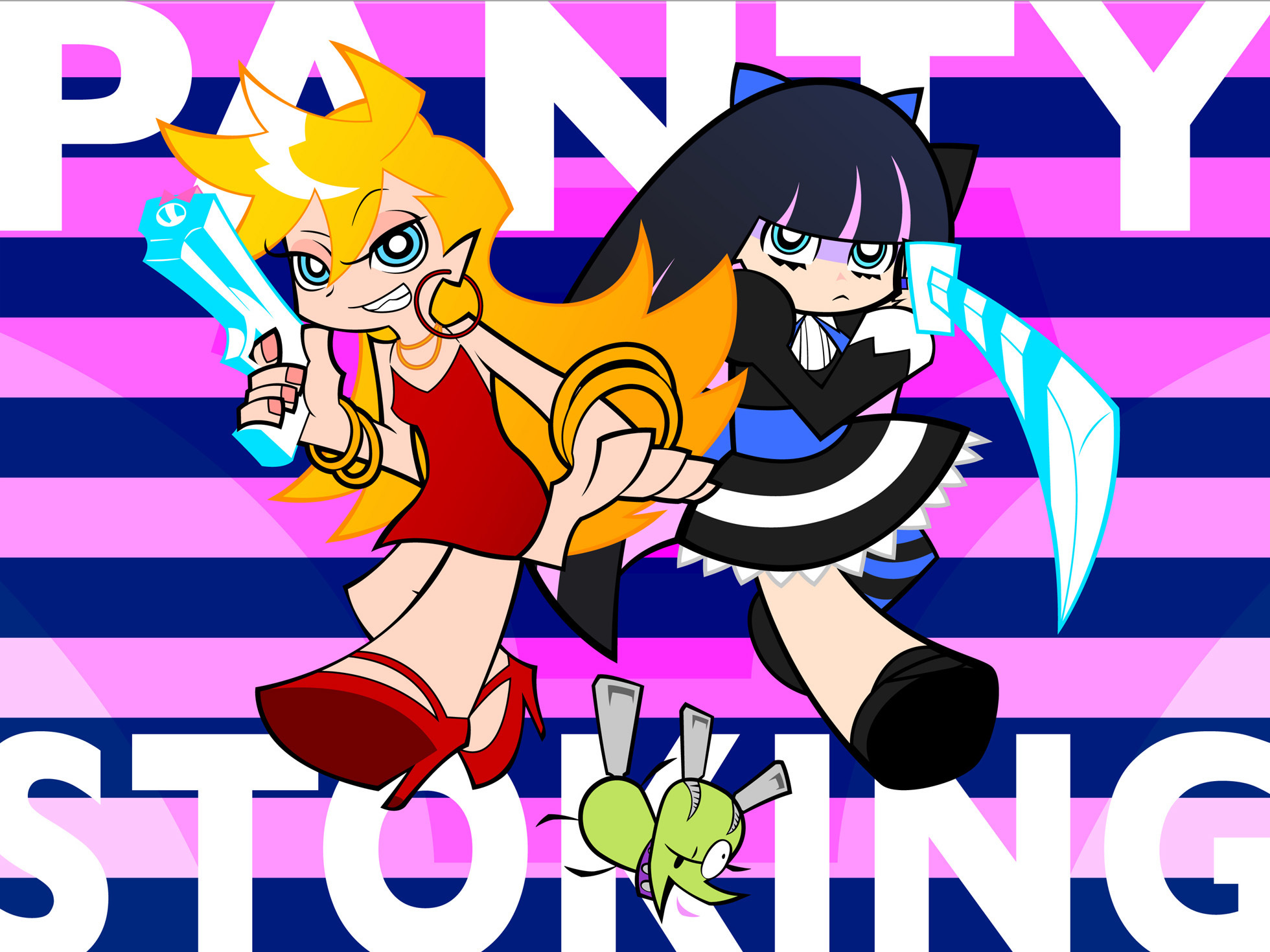 Panty And Stocking With Garterbelt Images Panty And - Panty And Stocking With Garterbelt Gun , HD Wallpaper & Backgrounds