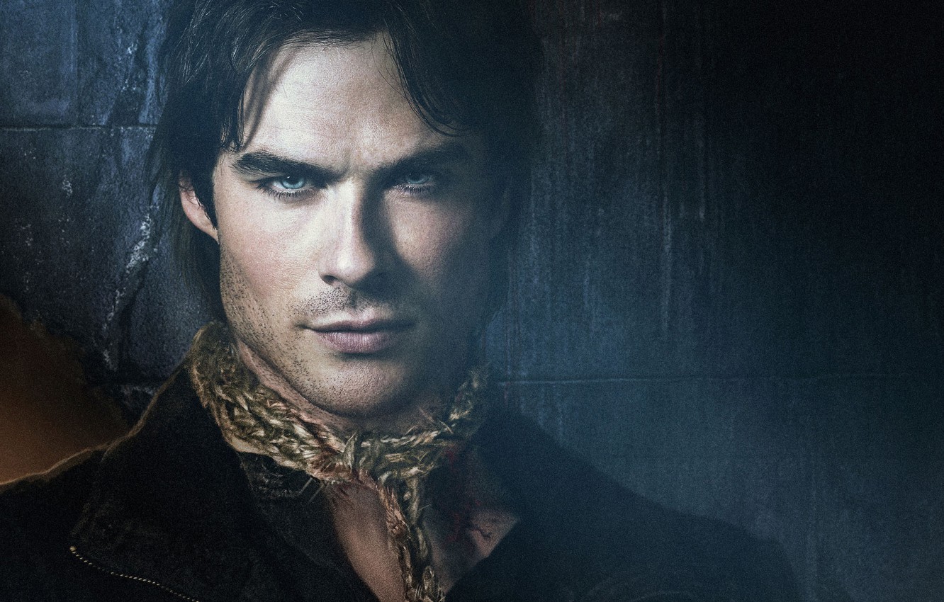 Photo Wallpaper Movies, The Vampire Diaries, Ian Somerhalder - Damon Salvatore Vampire Daires , HD Wallpaper & Backgrounds