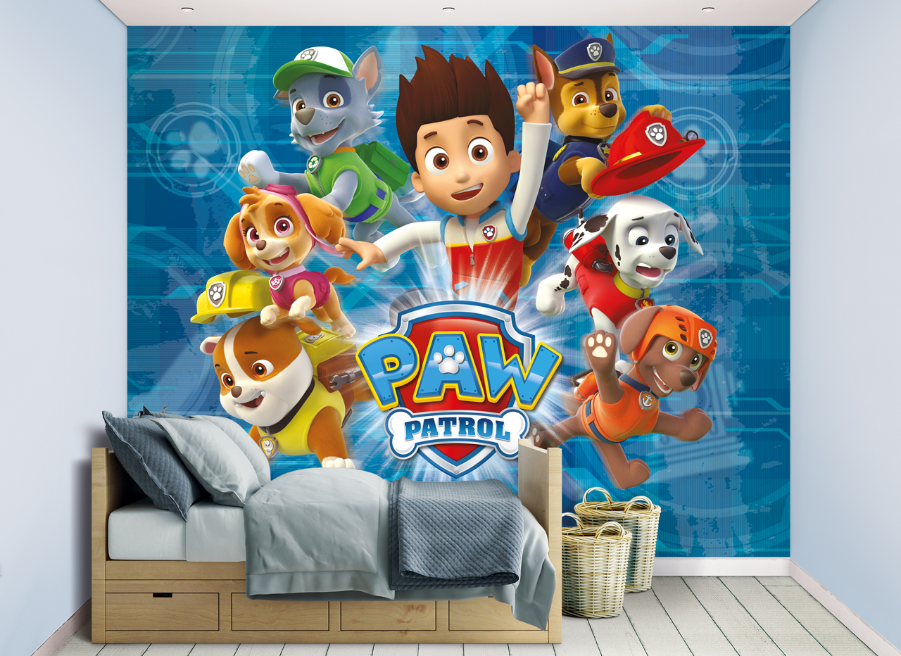 Download Paw Patrol 6033 Px High Resolution Wallpaper - Mickey And The Roadster Racers Bedroom , HD Wallpaper & Backgrounds