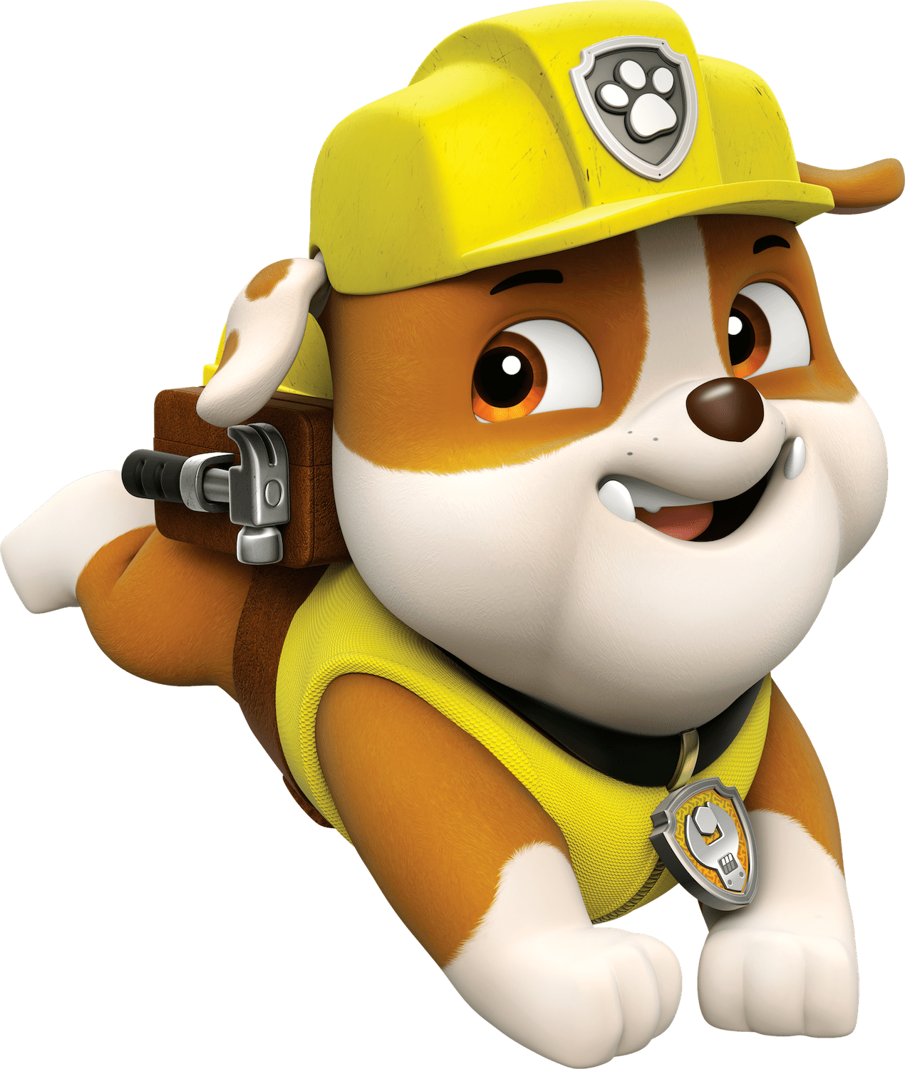 Paw Clipart Paw Patrol - Paw Patrol Rubble Png , HD Wallpaper & Backgrounds