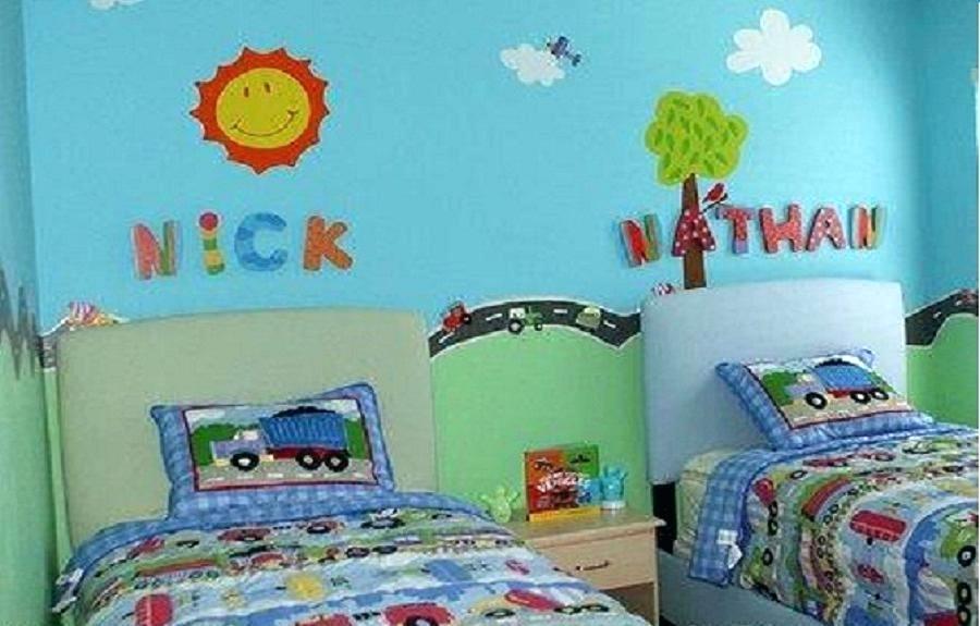 Paw Patrol Kids Room Bedroom Decor Nick Decorations - Little Boys Bedroom Ideas , HD Wallpaper & Backgrounds