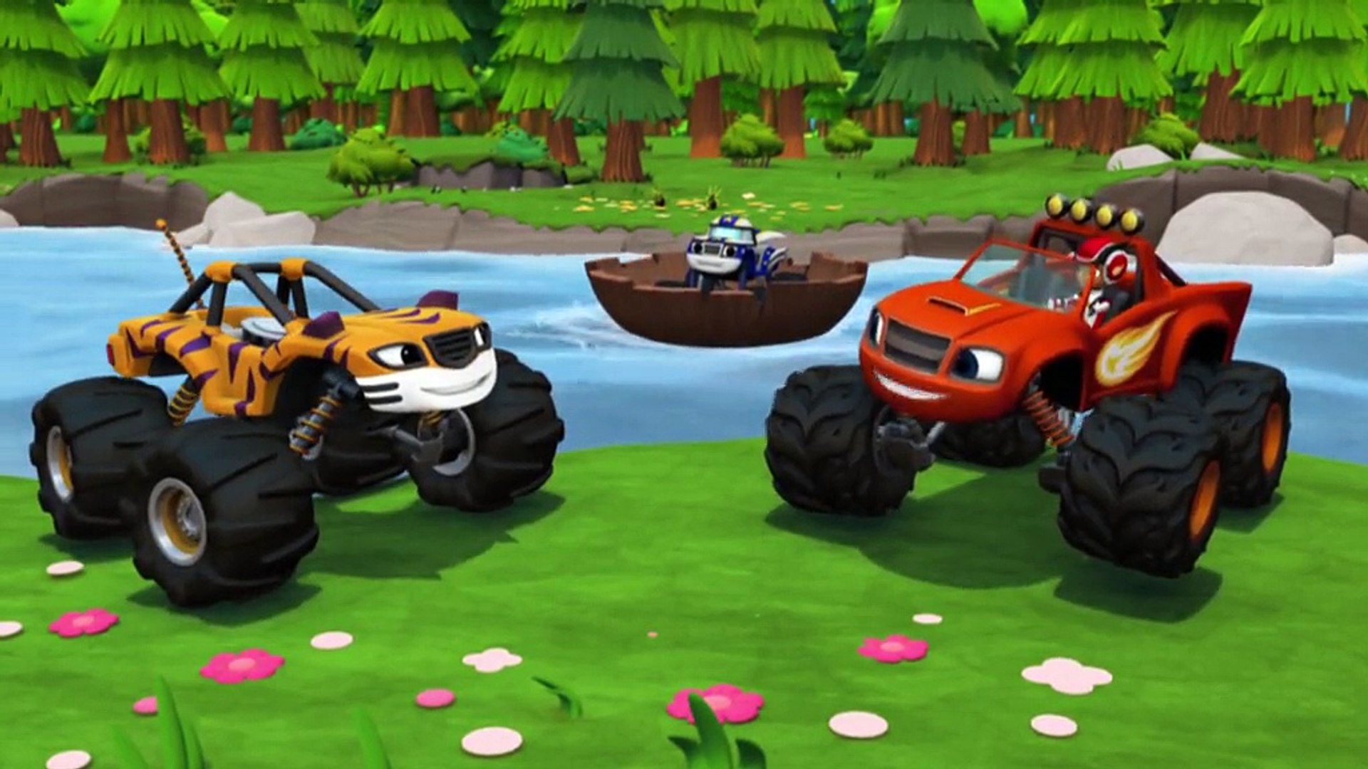 blaze and the monster machines lion