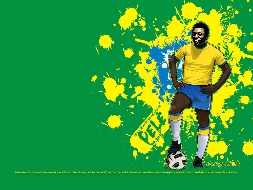 Pele Wallpaper Hd - King Of Football Pele , HD Wallpaper & Backgrounds