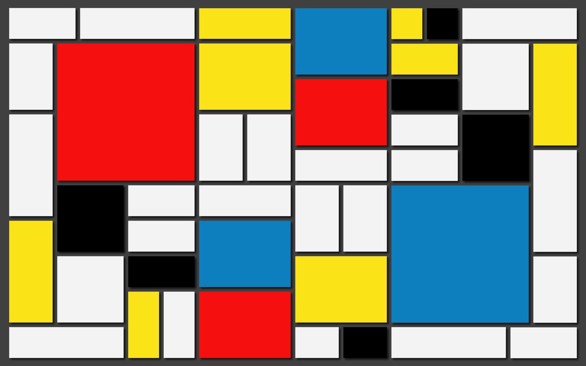 Hero Wallpaper - Piet Mondrian Composicion 11 , HD Wallpaper & Backgrounds