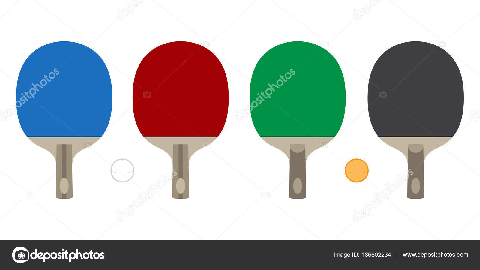 Ping Pong Vector Table Tennis Paddles Racket Illustration - Ping Pong , HD Wallpaper & Backgrounds