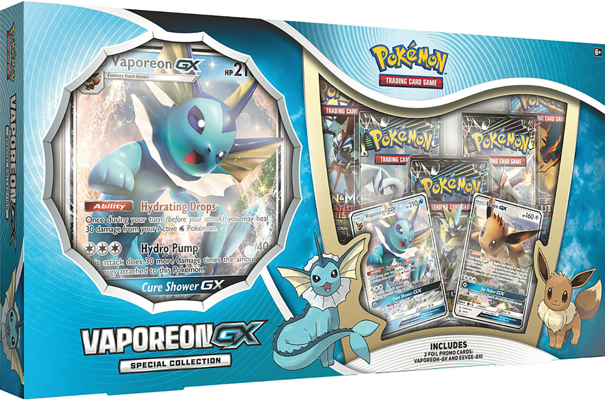 As Posted Before, Each Collection Will Come With One - Vaporeon Gx Special Collection , HD Wallpaper & Backgrounds