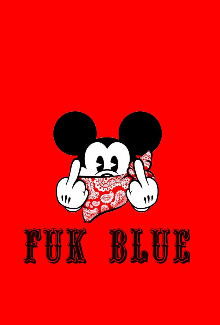 Gang👌🤘 Chicano Drawings, Chicano Art, Gangster Girl, - Blood Gang Mickey Mouse , HD Wallpaper & Backgrounds