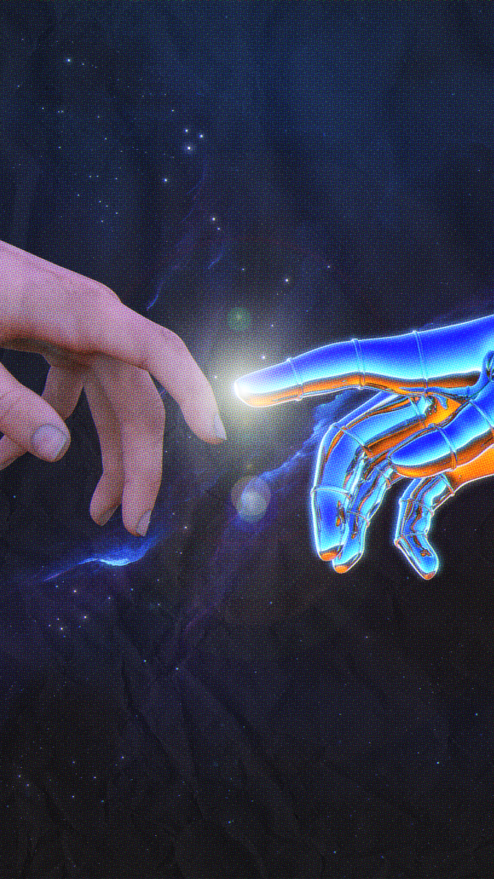 Hands, Human And Cyborg, Touch, Deep , HD Wallpaper & Backgrounds