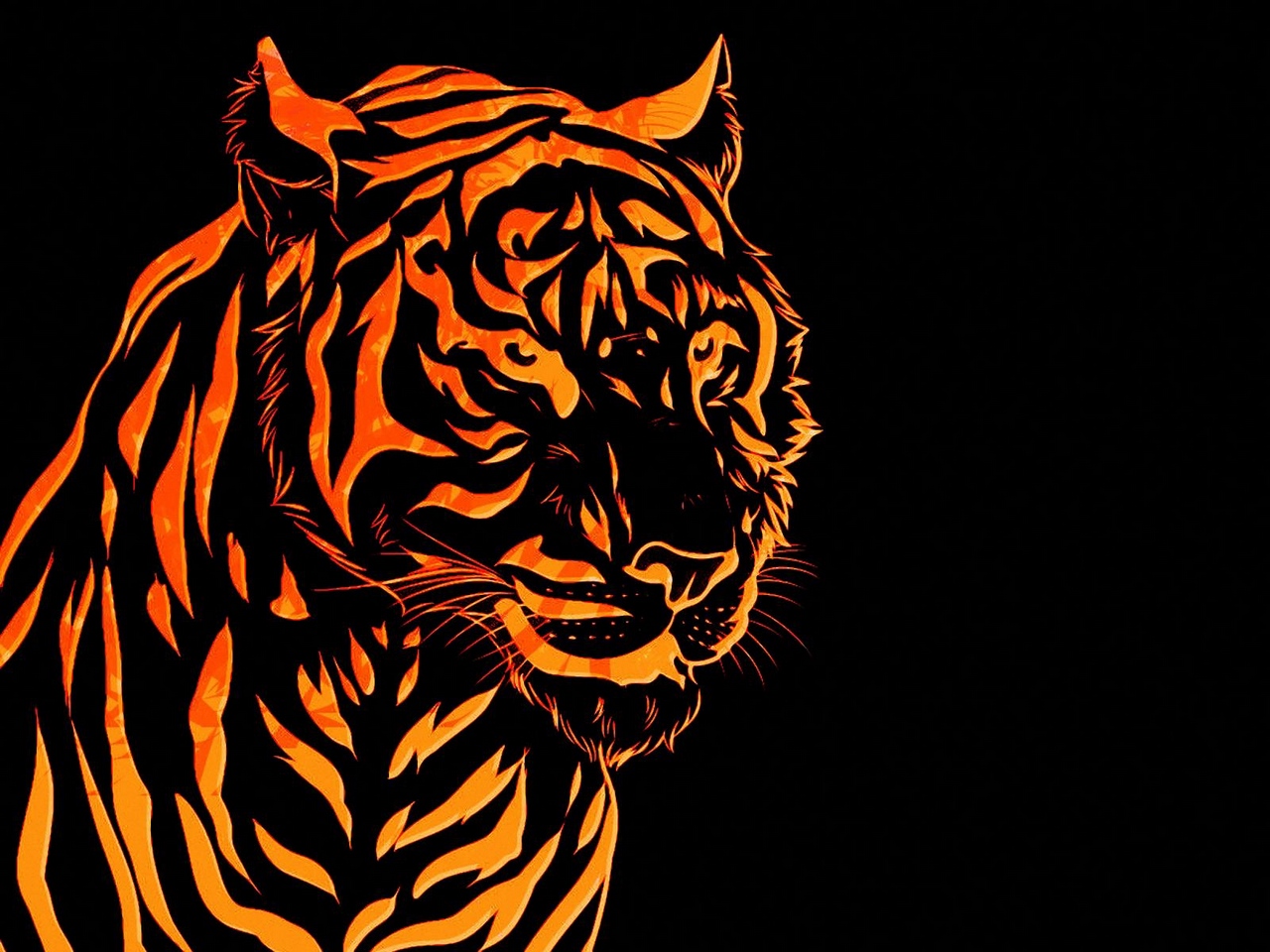 Wallpaper Tiger, Line, Graph - Save The Malayan Tiger , HD Wallpaper & Backgrounds